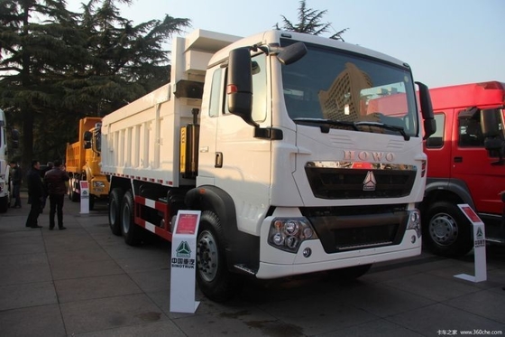 Sinotruk HOWO TX 380 HP 6X4 ダンプトラック 12 前方シフトと右方向