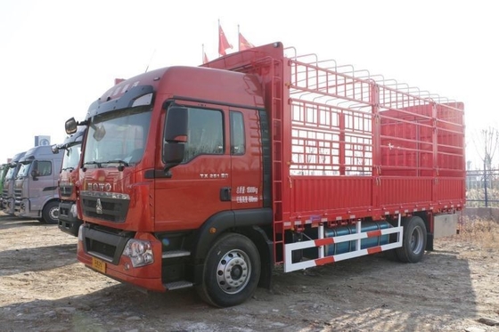 オートマティック SINOTRUCK HOWO TX 250hp 4X2 6.8m 倉庫グリッドトラック