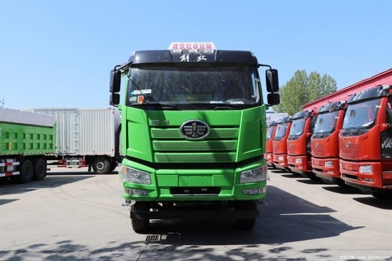 6X4ホイールディーゼル FAW ジーファング J6P 重荷トラック 420HP 5.8m 燃料エンジン付きダンプトラック
