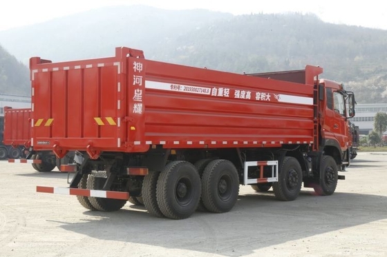 450hp 東フェン 商用車 天龍 KC 8X4 8.6m 二手車販売用のダンプトラック