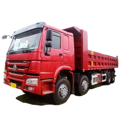 Sinotruk HOWO 重型トラック 380 HP 8X4 7.8m 運転席のエアサスペンション付きダンプトラック
