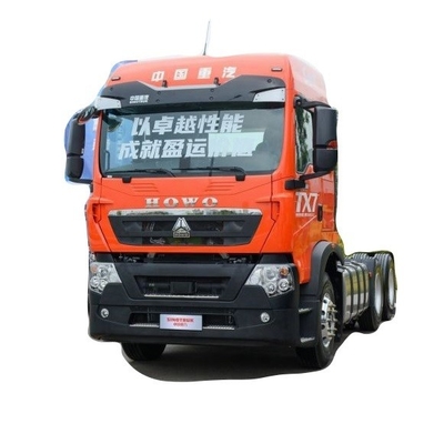 430 HP 6X4 中古トラックヘッド HOWO TX 燃料タンク容量が大きい重型トラックトラクター