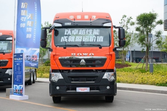 430 HP 6X4 中古トラックヘッド HOWO TX 燃料タンク容量が大きい重型トラックトラクター