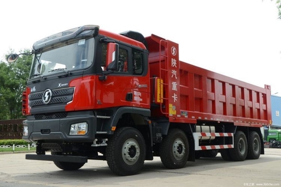 高負荷容量 30-40 トン Shacman Delon X3000 460 HP 8X4 8 m 荷物のダンプトラック