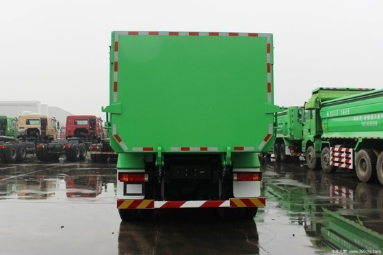 中古 Shacman Delong M3000 350 HP 8X4 ダンプトラック 6.5m 貨物タンク
