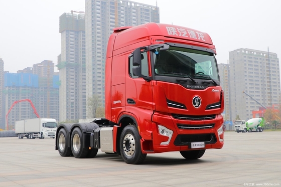 Shaanxi Auto X6000 560HP 6X4 オートマティック トラクション トラックヘッド ≥600Lの燃料タンク容量