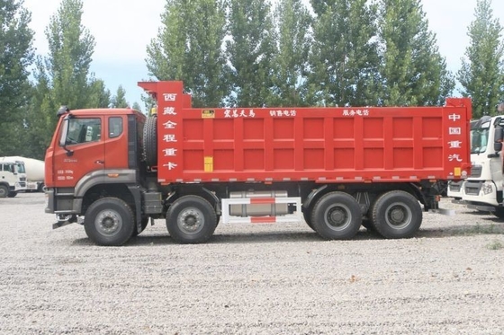 23 ホット 中古ブティックカー シノトルク ハオハン N7G 440 HP 8X4 7.6 m マルチメディアシステム付きダンプトラック