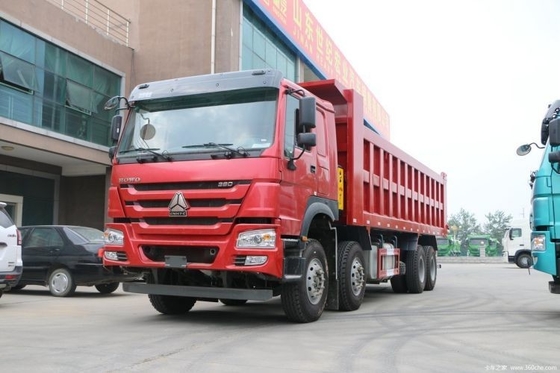 中古ブティックカー シノトルク HOWO 重型トラック 380 HP 8X4 8.2m ダンプトラック